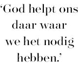 Kinderlijk geloof | God helpt ons daar waar we het nodig hebben.