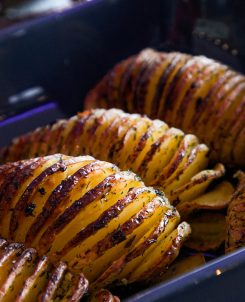 Hasselback aardappelen