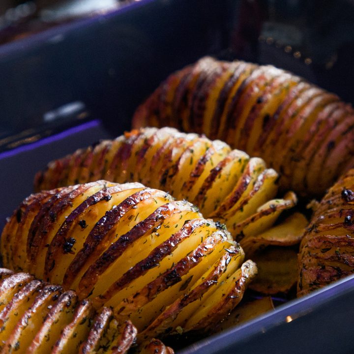 Hasselback aardappelen