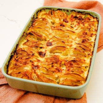 Romige aardappel gratin