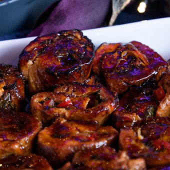 Stuffed chicken rolls